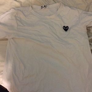 Comme Des Garcons CDG Play Black Heart T Shirt